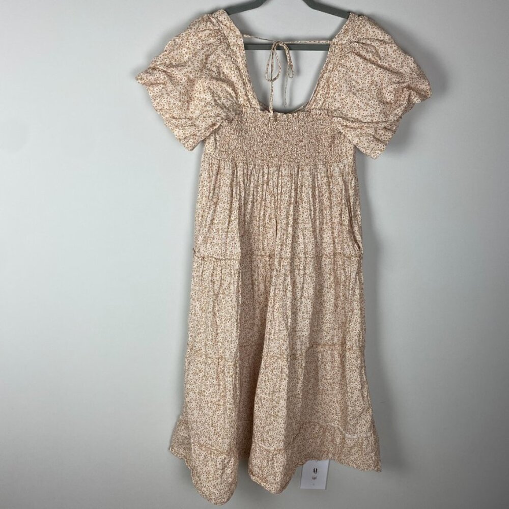 Show Me Your Mumu Odette Midi Dress Ditsy Daisy Floral Cottagecore Coquette - Picture 3 of 9